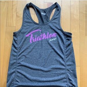 XS Zoot grey tank triathlon graphics